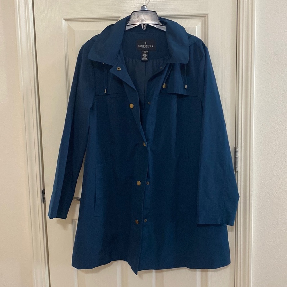 London Fog Teal Women’s XXL Trench Coat